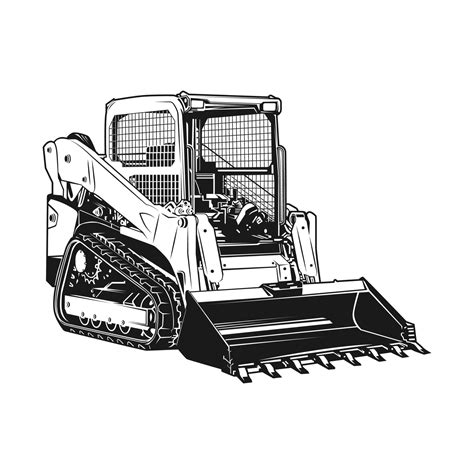 track skid steer clip art